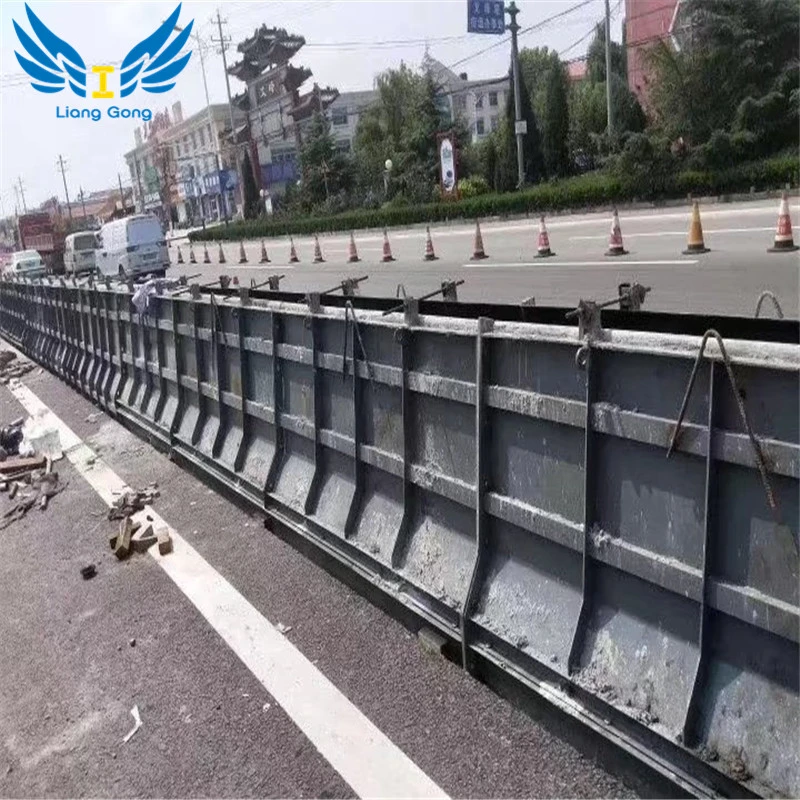 Lianggong Precast Traffic Barrier Formwork, Cast in-Situ Road Barrier Formwork, Retaining Wall Formwork