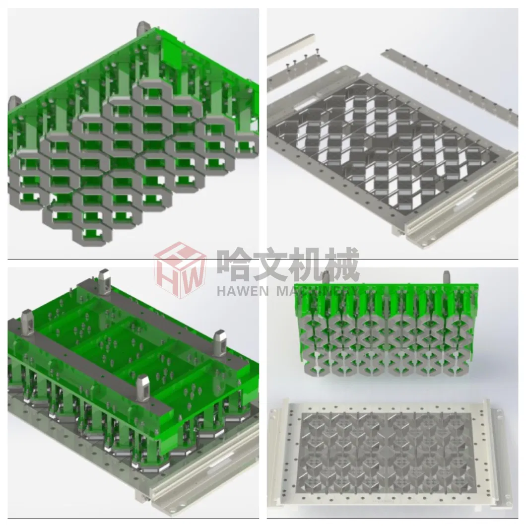 Interlocking Paving Stone Mould for Block Making Machine