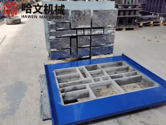 Molde de baldosas de hormigón para máquina Kerbstone de ladrillos de bloques de cemento