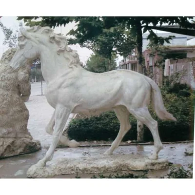 Nueva escultura animal escultura al aire libre de piedra en venta