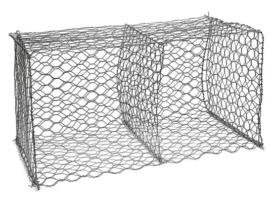 Malla de alambre de PVC hexagonal para molde de bloque de muro de contención de protección